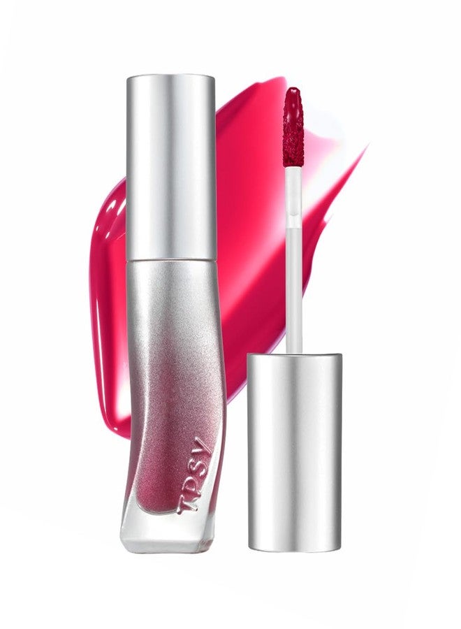 TPSY Juicy Lip Plumper (06 Unpredict) - Cranberry Plum, Tinted Lip Plumping Gloss, Volumizing & Hydrating, for Fuller Lips, Non-Sticky Glossy Finish, Vegan - Image 1